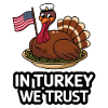 Lustiger Thanksgiving Truthahn