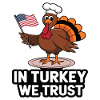 Dinde drôle de Thanksgiving