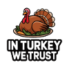 Dinde drôle de Thanksgiving