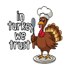 Dinde drôle de Thanksgiving