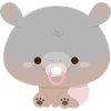 Moo Deng Baby Pygmy Hippo