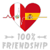 Peru and Spain 100% friendship