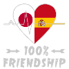 Japan and Spain 100% friendship