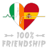 India and Spain 100% friendship