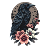 Majestic Black Crow