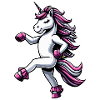 Einhorn Tanz rosa