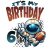 Astronaute 6e anniversaire Football