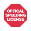 Official Speeding License Stopshield
