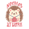 Needles at work