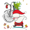 Weihnachtsmann im Stress