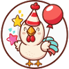 Rooster Birthday Comic