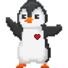 Penguin pixel art
