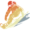 Snowboarder Retro Style