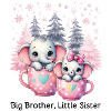 Big Brother, Little Sister Elephants