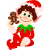 Elf and gingerbread