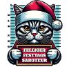 Santa Claus Funny Cats Christmas
