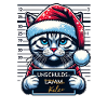 Santa Claus Funny Cats Christmas