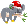 OURS KOALA DE NOËL