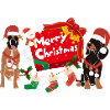 Merry Christmas Dogs