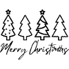 Merry Christmas Trees