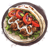 Delicious kebab wrap – pure enjoyment!