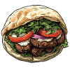 Frisch, lecker, authentisch: Falafel-Wrap