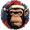 Chimpanzees Christmas