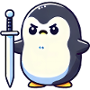 Tiny Penguin Warrior