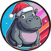 Hippopotamus Christmas Animal
