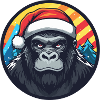 Gorilla Christmas Animal