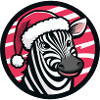 Zebra Christmas Animal