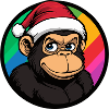 Singe Animal de Noël