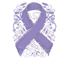 Alzheimer's Awareness Purple Ribbon
