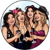 Girlfriends celebrate life together