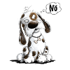 Nö Hund Spruch Statement Mürrisch
