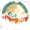 Radfahrer Retro