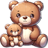Cute Bear Family
