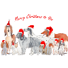 Christmas Dogs 3 Sticker