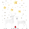 Rehe im Winterwald