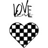 Stylish heart check look