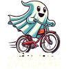 Ghoul Cyclopath Funny Halloween Bicycle