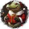 Crocodiles Christmas
