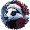 Christmas badgers