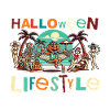 Relaxed Halloween lifestyle