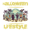 Halloween Lifestyle Beach Party Fun