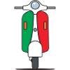 Wunderschönes Italienischer Roller Design