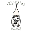 Christmas gnome Ho, ho, ho