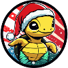 Turtle Christmas Animal