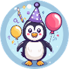 Penguin Birthday Comic