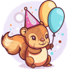 Squirrel Birthday Comic